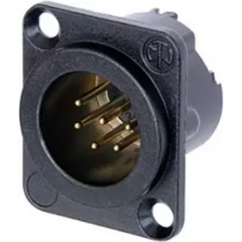 Neutrik NC6MD-LX-B-CON accesorio de conectividad negro