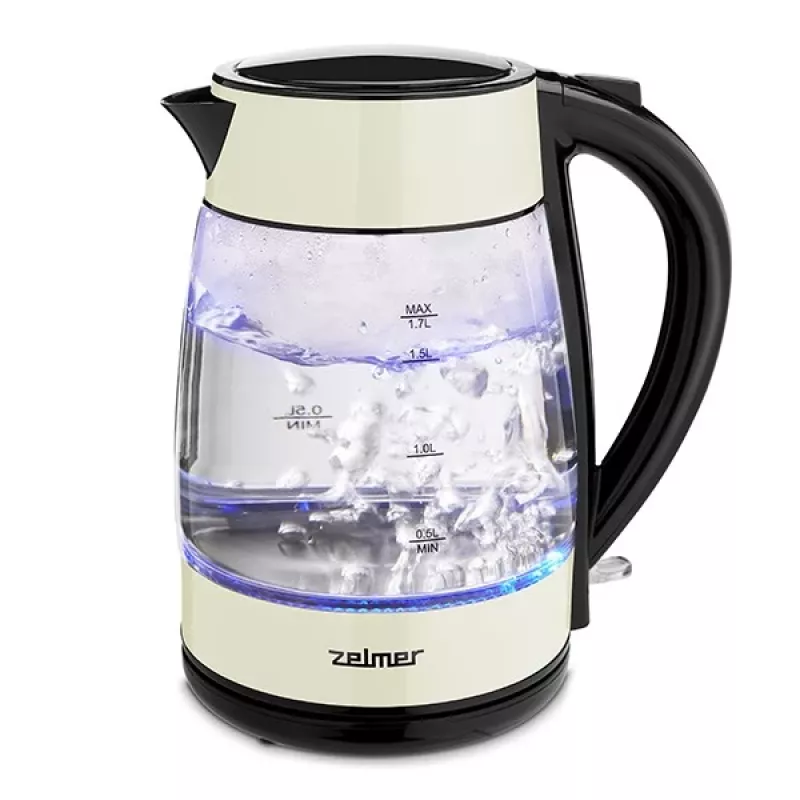 Zelmer ZCK8011I Hervidor de agua 1,7 L 2200 W Negro, Amarillo