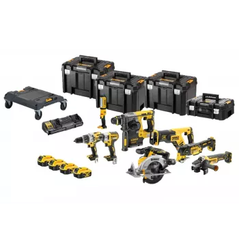 DeWalt DCK853P4T kit combo de 18 V con 8 herramientas, 4x5,0 Ah