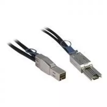Inter-Tech - Cable SAS externo - SAS 12Gbit/s - 36 pines 4x Mini MultiLane blindado (M) a 4x Mini MultiLane SAS blindado (SFF-8088), 26 pines (M) - 1,0m - Negro (88885007)