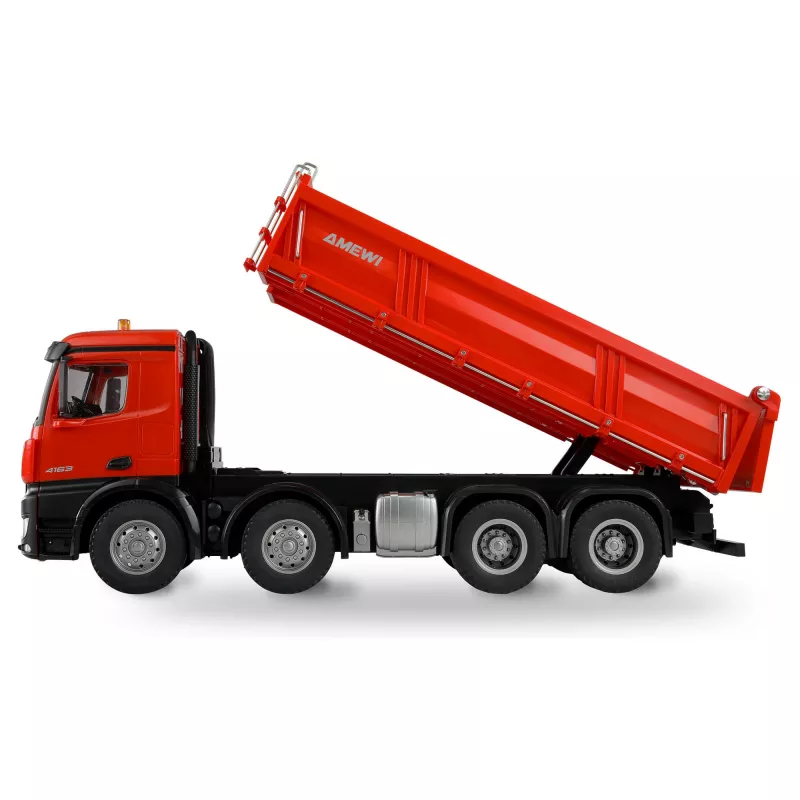 Amewi Mercedes-Benz Arocs volquete 8x4/4 4WD 1:18 RTR rojo (22693)