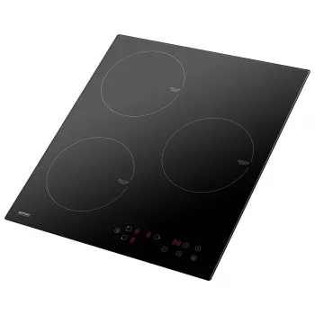 Placa de inducción MPM MPM-45-IM-14, encastre 3 zonas (180 mm) placa vitrocerámica, 6000 W, control táctil