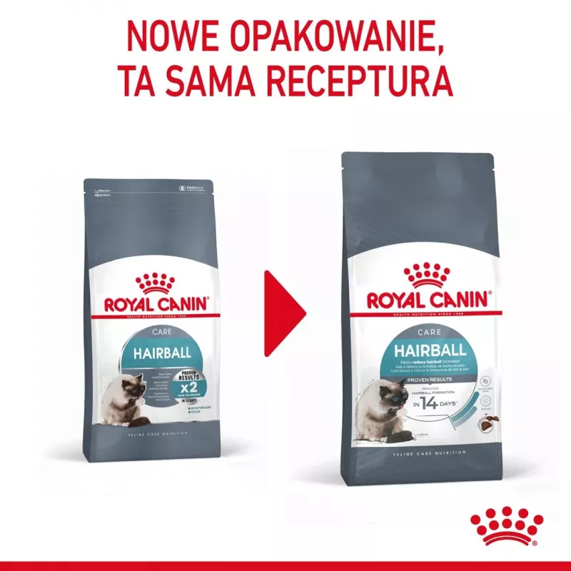 Pienso para gatos Royal Canin Hairball Care 10 kg — Fórmula para gatos adultos, maíz y ave