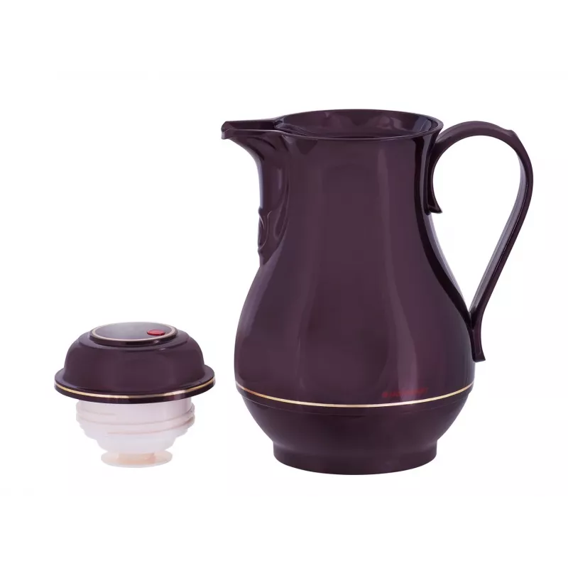 Botella isotérmica ROTPUNKT 330-16-04-0 1 L, rojo cereza, mantiene caliente 24 h, frío 36 h