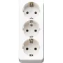 Toma triple Schuko Jung sin alivio de tracción, aws 10 S 23 LA WW (10S23LAWW)