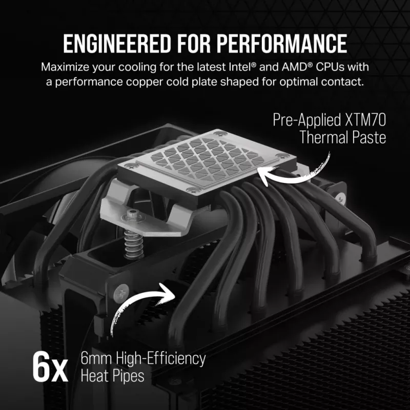 Disipador de aire para CPU de torre CORSAIR A115