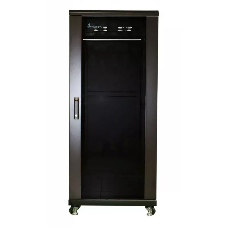 Extralink EX.11366 Armario rack 27U Armario independiente Negro