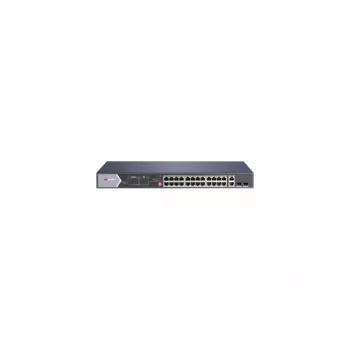 Hikvision DS-3E0528HP-E enlaces de red no gestionado Gigabit Ethernet (10/100/1000) soporte PoE azul