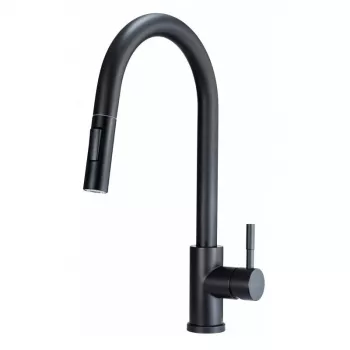 Grifería de cocina DEANTE Lima BBM_N72M - ducha extraíble, negro