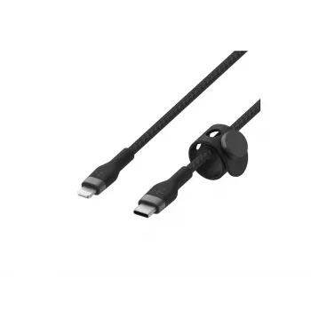 Belkin BOOST CHARGE - Cable Lightning - USB-C macho de 24 pines a Lightning macho - 3 m - negro - para Apple iPad/iPhone/iPod (Lightning)