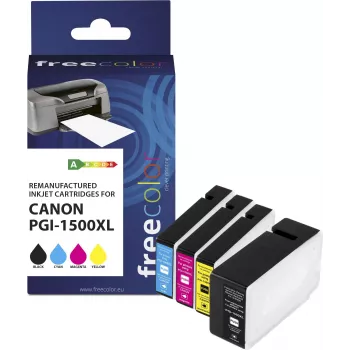 Multipack cartucho Freecolor Canon PGI-1500XL BK/C/M/Y