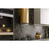 Campana extractora Maan Elba WPB 731 con brillo dorado