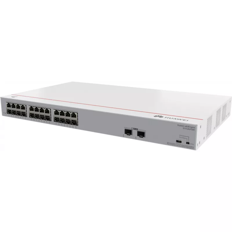 HUAWEI eKit S110 Serie S110-24LP2SR switch no gestionado L2 Gigabit Ethernet (10/100/1000) Power over Ethernet (PoE) 1U gris