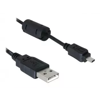 Cable USB DeLOCK 1,83 m negro conector macho/hembra niquelado