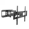 Soporte de pared de exterior Manhattan para televisores y monitores, totalmente articulado, para pantallas de 37-65 inch, VESA 200x200-600x400 mm, hasta 50 kg, resistente a la intemperie, negro