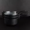 Juego de ollas Russell Hobbs RH01840EU7 – 4 piezas apilables, marmolado metálico
