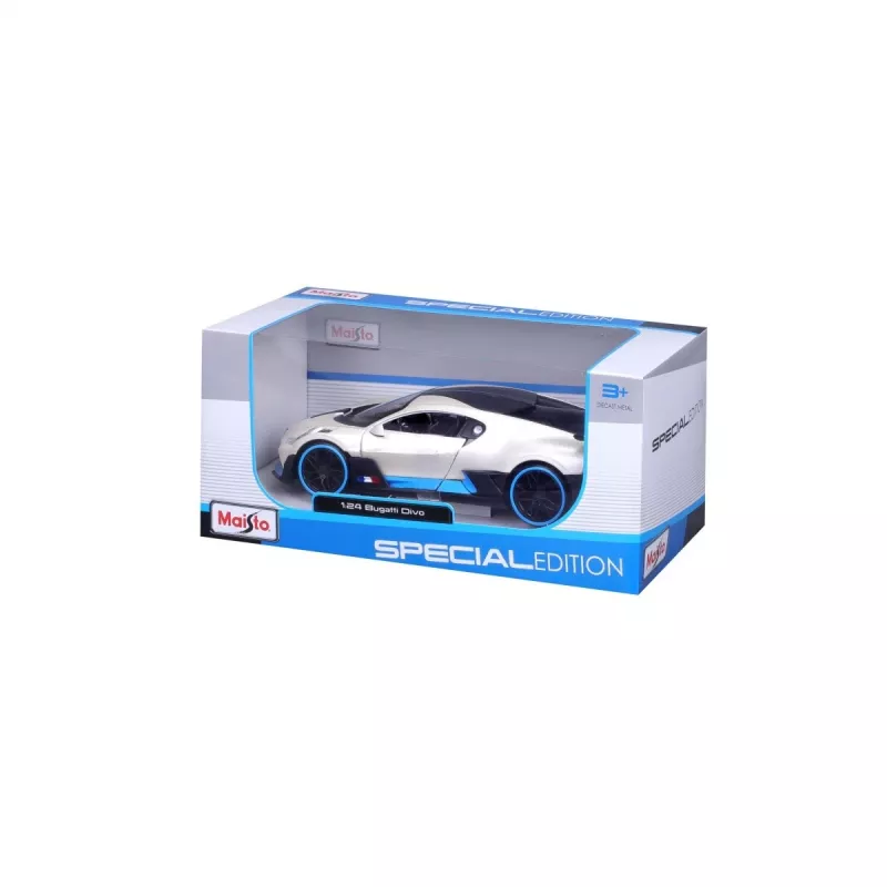 Modelo composite Bugatti Divo 1/24 blanco