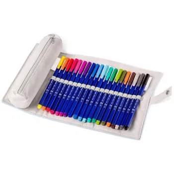 Rotulador de fibra Staedtler triplus color 323 — punta de fibra surtida, 20 colores, 1 ud.