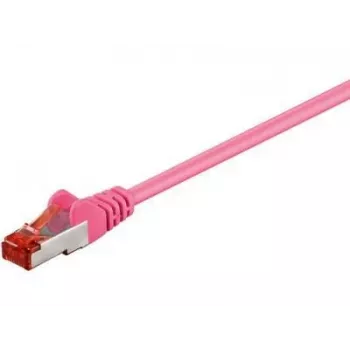 Microconnect SSTP601PI Cable de red rosa 1 m Cat6 S/FTP (S-STP)