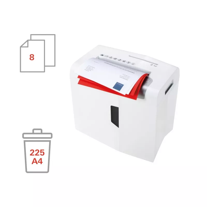 HSM shredstar X8 destructora de documentos, 4,5 x 30 mm + mecanismo de corte de CD independiente