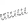 Fellowes - alambre de encuadernar - 8 mm - 34 anillas - A4 (210 x 297 mm) - 50 hojas - plateado - 100 uds. - para Fellowes Galaxy 500, Galaxy E 500, Pulsar 300, Starlet 90 (54451)