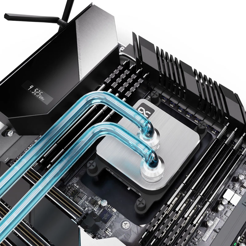 Alphacool Core 1 13444 bloque de agua para CPU, LGA1700/LGA1851/AM4/AM5, plateado
