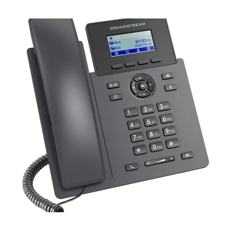 Grandstream Networks GRP2601P Teléfono IP Negro 2 líneas LCD