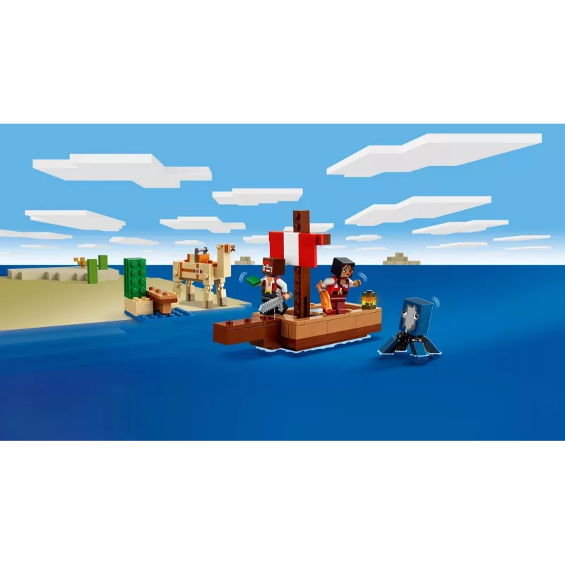 LEGO MINECRAFT 21259 El viaje del barco pirata