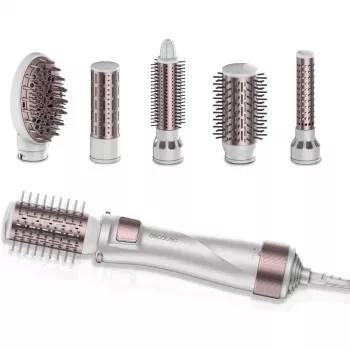 Cepillo de aire caliente Cecotec | CeramicCare 5in1 Pro | cuidado iónico | 1000 W