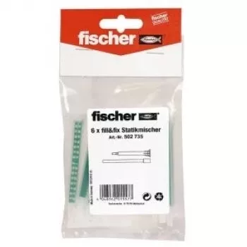 Fischer 502735 mezclador estático de repuesto Fill & Fix, 6 uds.