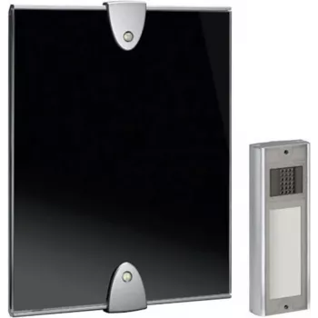 Grothe MISTRAL 600 - Negro - Plata - 83 dB - IP54 - Inalámbrico - 868,35 MHz - 500 m (43400)