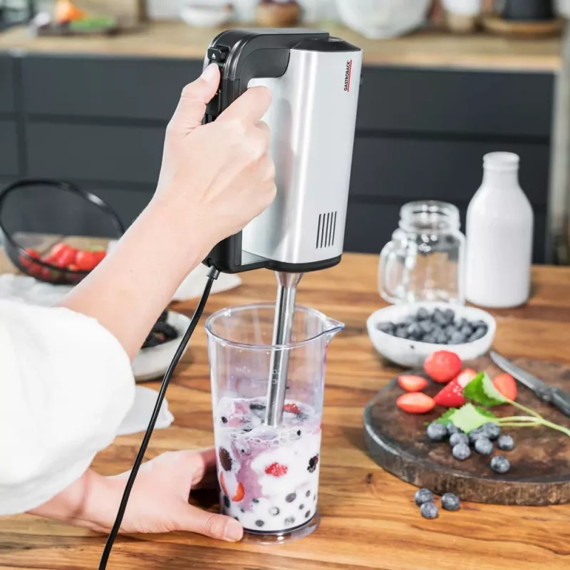 Gastroback 40983 Design Handmixer Pro batidora de mano, negro/plata