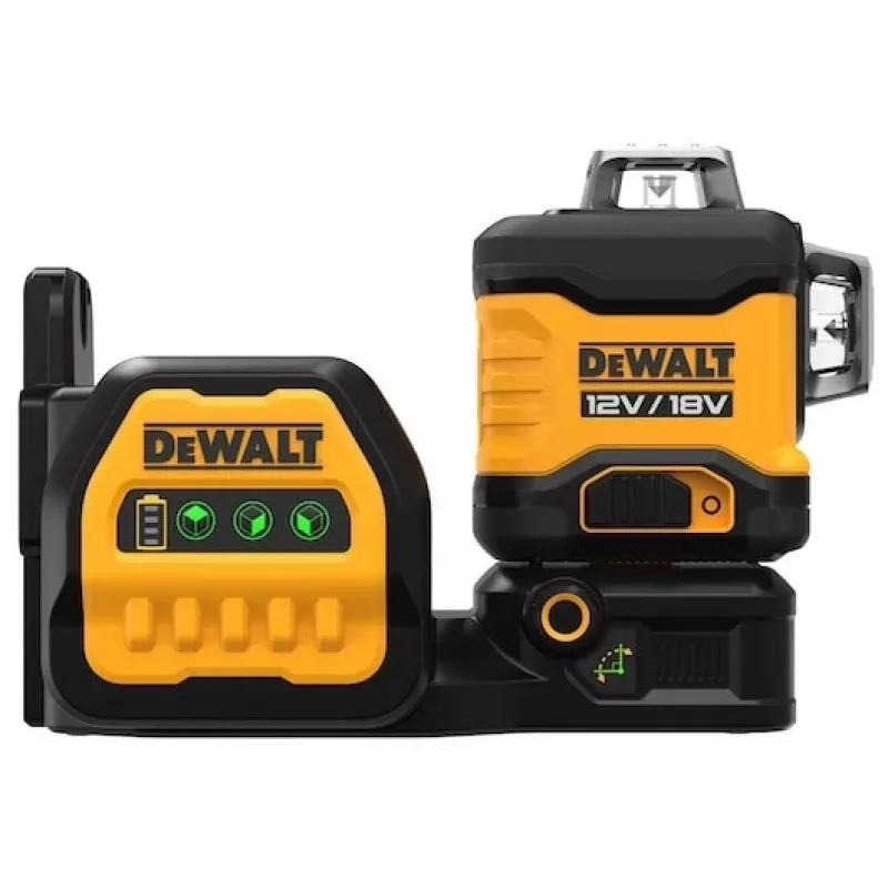 Nivel láser DeWalt DCE089D1G18-QW haz verde autonivelante 360° con compatibilidad con receptor