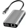 LogiLink estación de acoplamiento LogiLink USB 3.2 Gen 1 USB-C 7 puertos UA0410