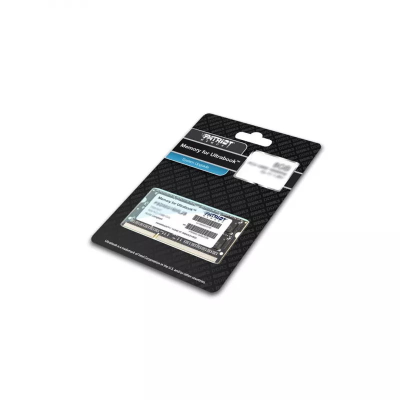 Patriot Signature Ultrabook PSD38G1600L2S memoria RAM DDR3 SO-DIMM de 8 GB, 1600 MHz (PC3-12800), CL11