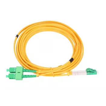 Latiguillo Extralink SC/APC a LC/APC monomodo dúplex 9/125 µm 3 mm 5 m
