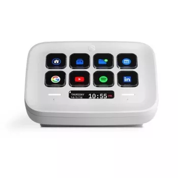 Stream Deck Neo Elgato Controlador programable de 10 teclas Blanco