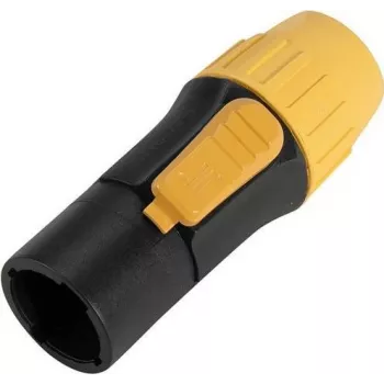Conector de cable de alimentación EUROLITE SAC3MX protegido IP, bloqueable de 3 polos, para exterior e interior