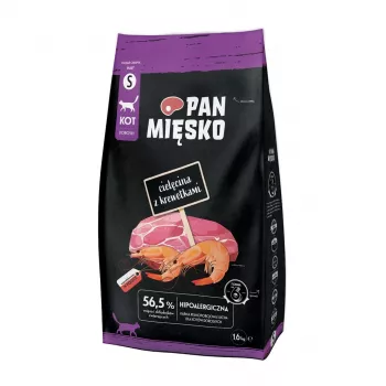 Pienso para gatos Pan Mięsko Ternera con Gambas S 1,6 kg