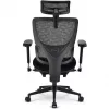 Silla de oficina Sharkoon OfficePal C40 — negra, diseño ergonómico, regulable en altura