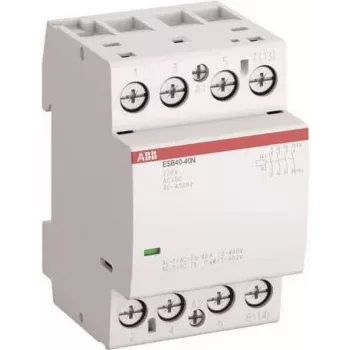 ABB ESB40-40N-06 contactor de instalación 4 NO/0 NC, 230 V AC/DC (1SAE341111R0640)