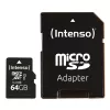 Intenso Performance - tarjeta de memoria flash (microSDXC con adaptador SD) - 64GB - UHS-I U1 / Class10 - microSDXC UHS-I (3424490)