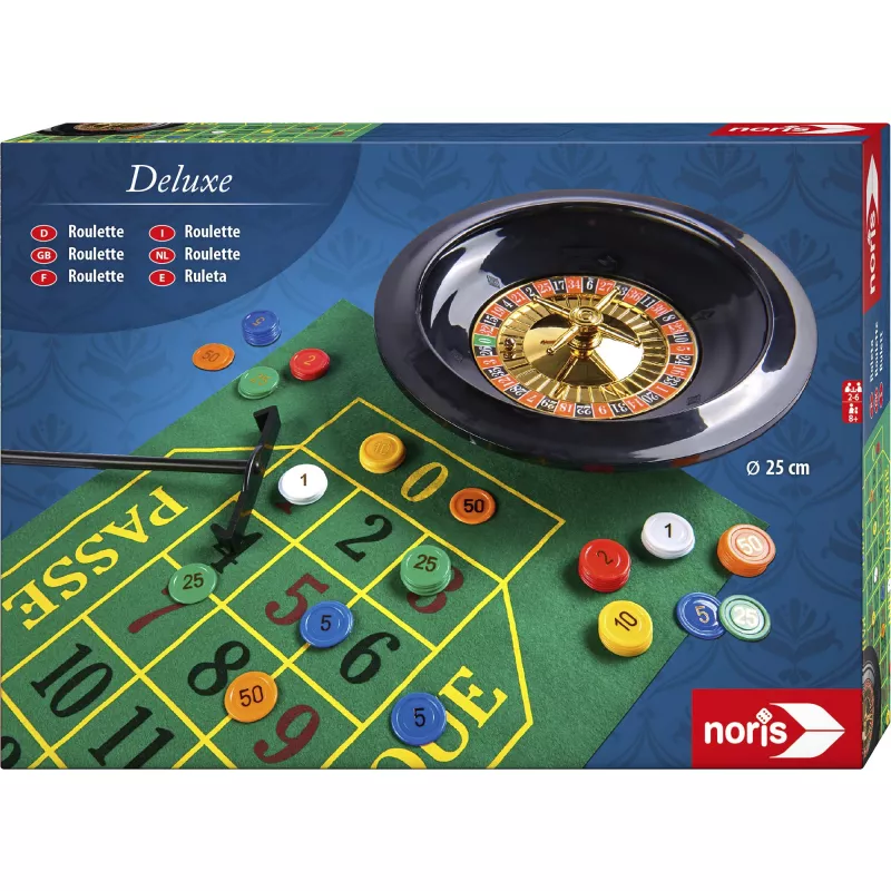 Set Deluxe - Ruleta 25 cm, juego de mesa