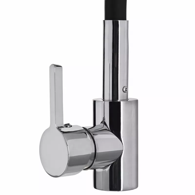 Pyramis 090919638 grifo de cocina, negro/cromo