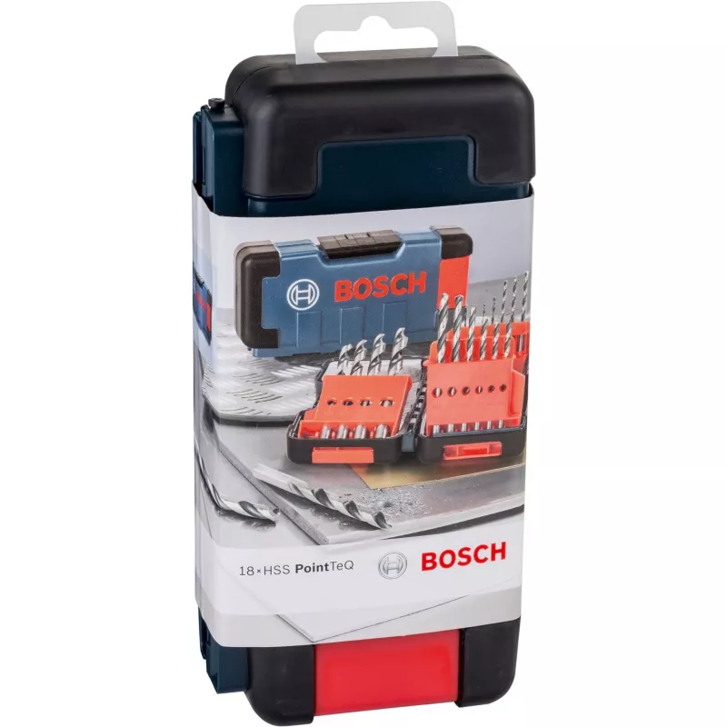 Juego de brocas helicoidales Bosch HSS PointTeQ 2608577350