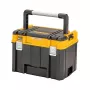 Caja de herramientas DeWalt DWST83343-1 — aluminio/plástico, impermeable, tapa abatible, con cierre, 1 compartimento, 440×333×323 mm