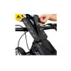 Bolsa de cuadro de bicicleta Wildman M90 con soporte para móvil Negra
