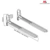 Kit de montaje Maclean MC-776 B negro