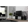 Soporte de TV Cama SOHO 140 negro/blanco brillante