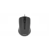 Ratón USB con cable, 3 botones, superficie engomada, 1000 DPI